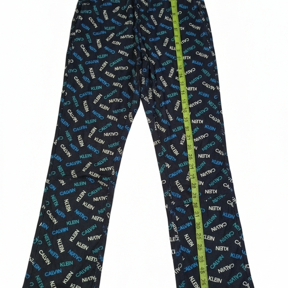 Calvin Klein Black Pajama Pants with Multicolor Logo - Picture 3 of 7
